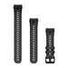 22 mm remme (Instinct® E – 45 mm), Sort silikone 1