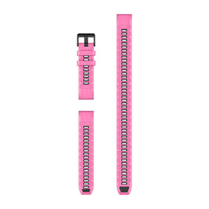 QuickFit® 22 remme, Pink Aurora silikone (Dykkersæt med 3 dele)