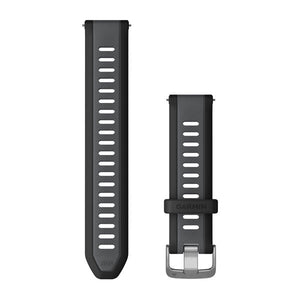 Quick Release remme (20 mm), Sort/Slate Grey