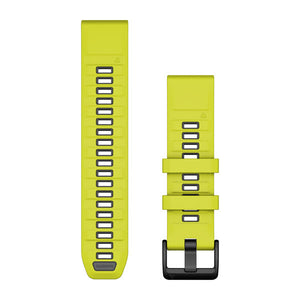 QuickFit® 22 remme, Amp Yellow/Graphite silikone