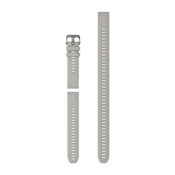 QuickFit® 20 urremme, Fog Grey silikone (Dykkersæt med 3 dele)