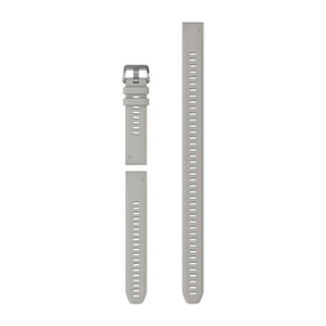 QuickFit® 20 urremme, Fog Grey silikone (Dykkersæt med 3 dele)