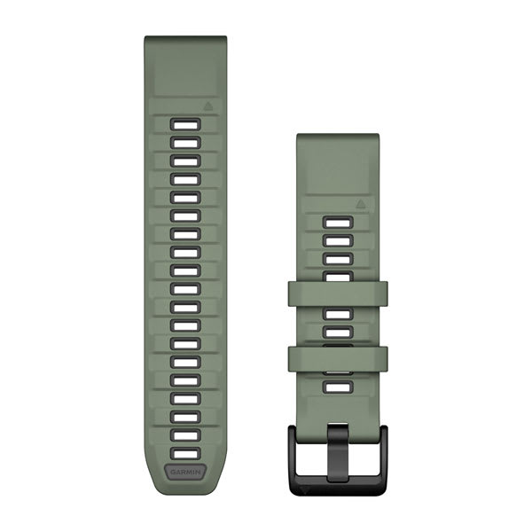 QuickFit® 22 remme, Willow/Graphite silikone