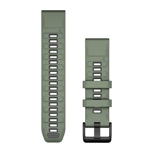 QuickFit® 22 remme, Willow/Graphite silikone