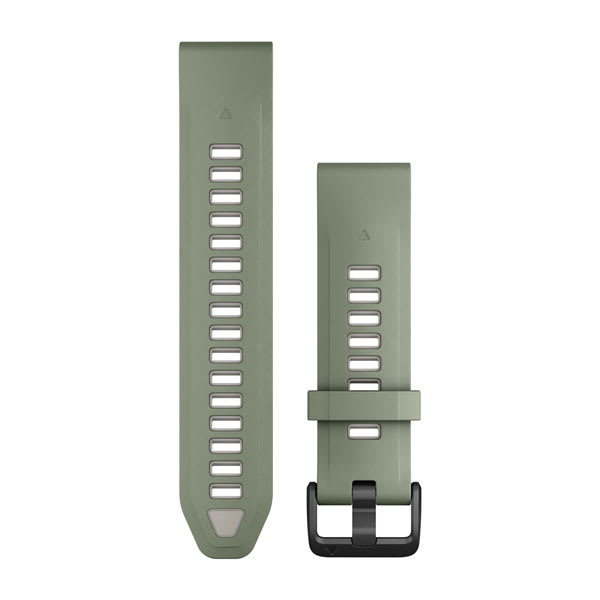 QuickFit® 20 remme, Willow/Fog Grey silikone