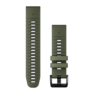 Quickfit 22 mm urremme, Moss/Graphite silikone