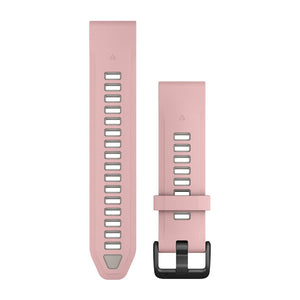 QuickFit® 20 remme, Dust Rose/Fog Grey silikone