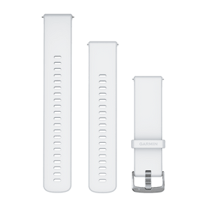 Quick Release-remme (22 mm), Whitestone, sølv hardware