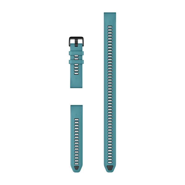 QuickFit® 20 remme, Turkis silikone (Dykkersæt med 3 dele)