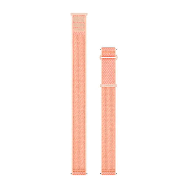 Quick Release remme (20 mm), Coral/Pink Dawn ComfortFit stof