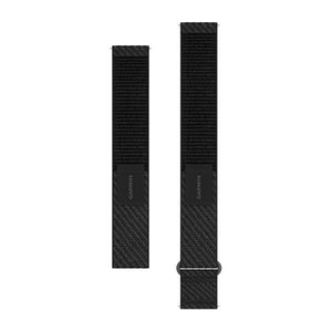 Quick Release remme (20 mm), Sort ComfortFit nylon