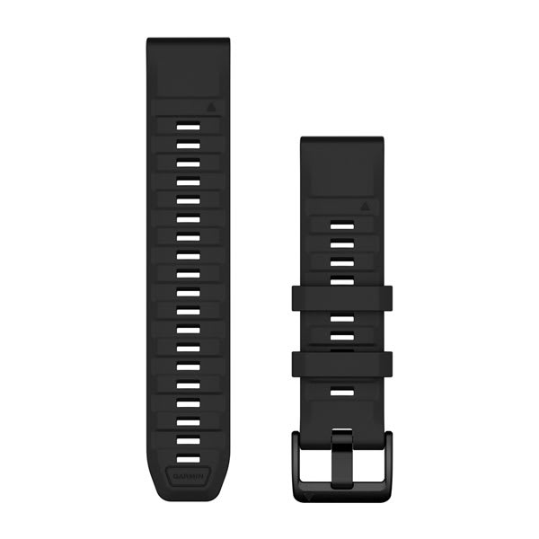 QuickFit® 22 remme, Sort silikone