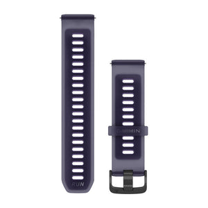 Quick Release remme (22 mm), Gennemskinnelig Imperial Purple/Indigo med Slate hardware