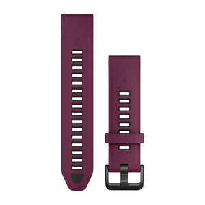 QuickFit® 20 remme, Merlot/Graphite silikone