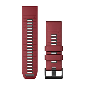 QuickFit® 26 remme, Marsala/Graphite silikone