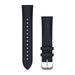 Quick Release remme (20 mm), Navy italiensk læder, sølv hardware 1