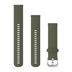 Quick release remme (24 mm), Moss silikone 1
