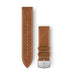 Quick Release remme (20 mm), Tan italiensk læder, sølv hardware 1