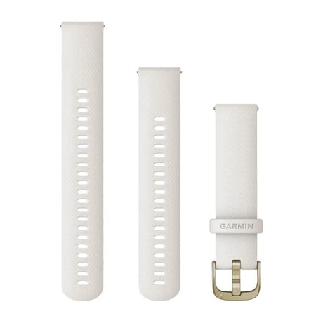 Quick Release remme (22 mm), Citron silikone , sølv hardware 1