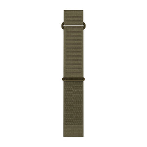 QuickFit® 22 mm urrem, Kort, Drab Green ComfortFit stof