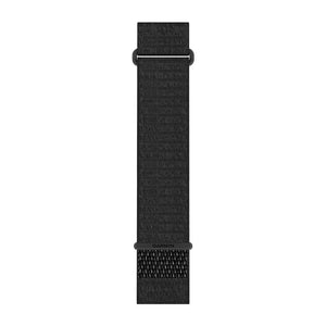 QuickFit® 26 mm urrem, Lang, Sort ComfortFit stof