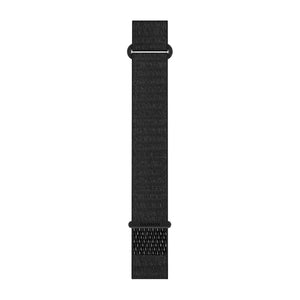 QuickFit® 20 mm urrem, Lang, Sort ComfortFit stof