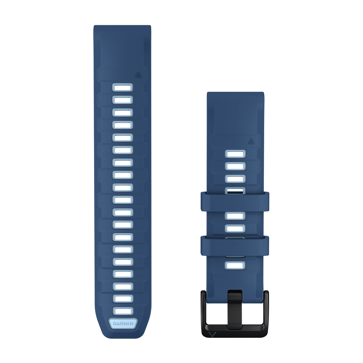 QuickFit® 22 mm urrem, Tidal Blue/Ice Blue silikone