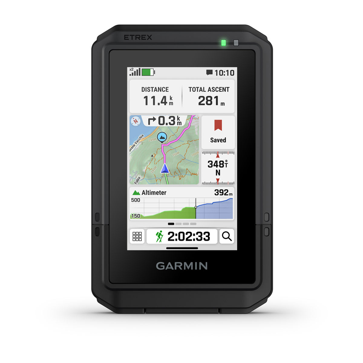 eTrex® Touch, Håndholdt GPS med touchscreen og forudindlæste kort