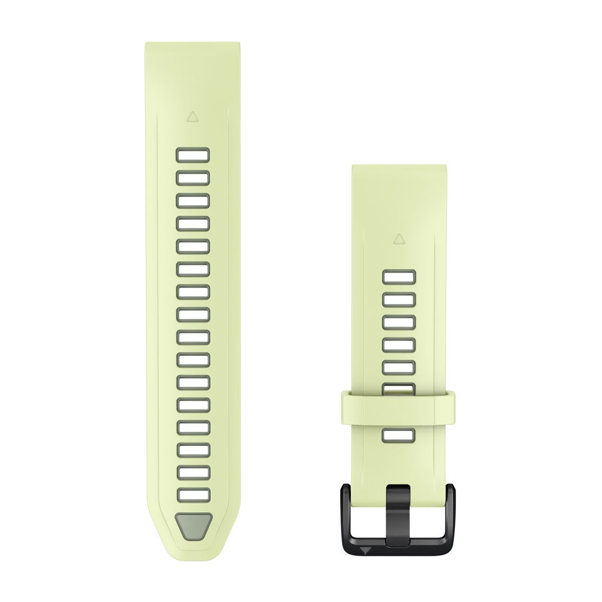 QuickFit® 20 mm urrem, Citron/Willow silikone