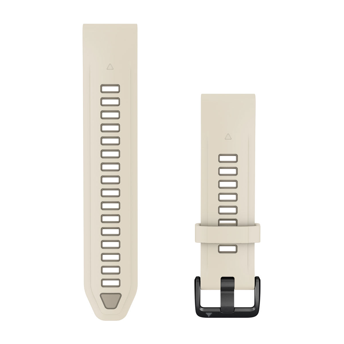 QuickFit® 20 mm urrem, Cream/French Grey silikone