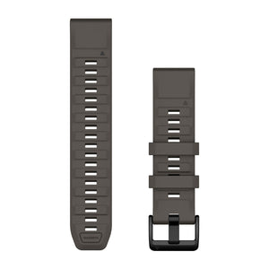 QuickFit® 22 mm urrem, Pebble Gray silikone