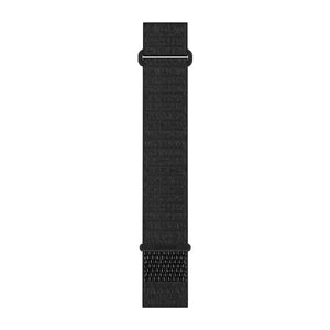 QuickFit® 22 mm urrem, Lang, Sort ComfortFit stof