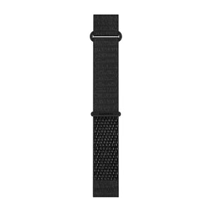 QuickFit® 20 mm urrem, Kort, Sort ComfortFit stof