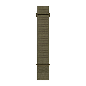 QuickFit® 22 mm urrem, Lang, Drab Green ComfortFit stof