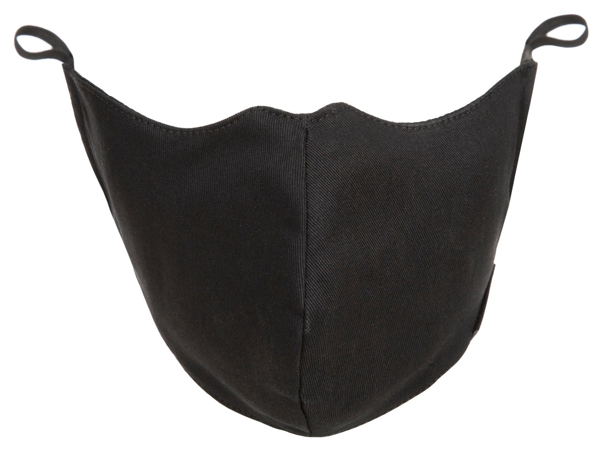 Cloth Face Mask + 3 Filters - Black - Trespass