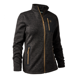 Lady Sarek Strikjakke - Dark Grey - Deerhunter