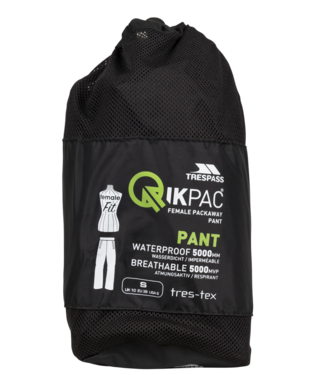 Qikpac Pant - Black - Trespass