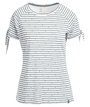 Penelope - Teal Mist Stripe Bee Print - Trespass