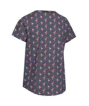 Cara - Navy Flamingo Stripe - Trespass