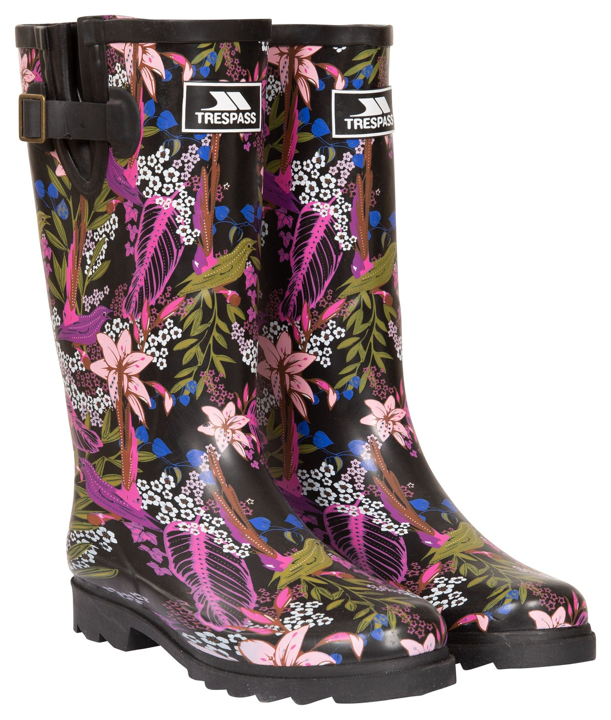 Str. 38 - Elena - Tropical Floral Print - Trespass - Ombytningsvare