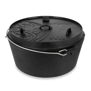 Petromax Dutch Oven ft18 med ben – 16,1 L støbejernsgryde