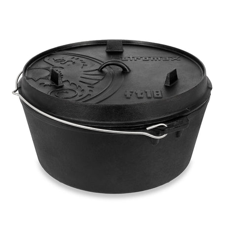 Petromax Dutch Oven ft18 med ben – 16,1 L støbejernsgryde