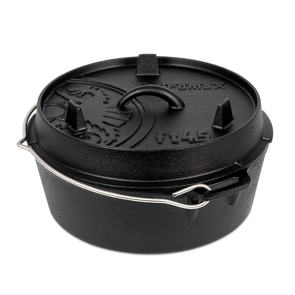 Petromax Dutch Oven ft 4.5 with plane bo - Petromax