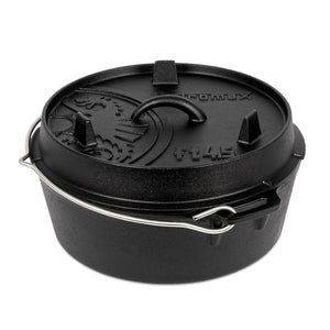 Petromax Dutch Oven ft 4.5 with plane bo - Petromax