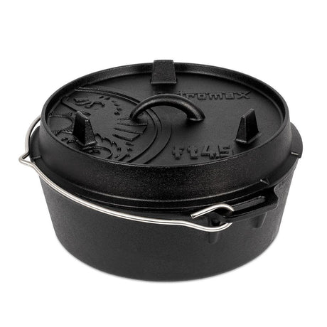 Petromax Dutch Oven ft 4.5 with plane bo - Petromax