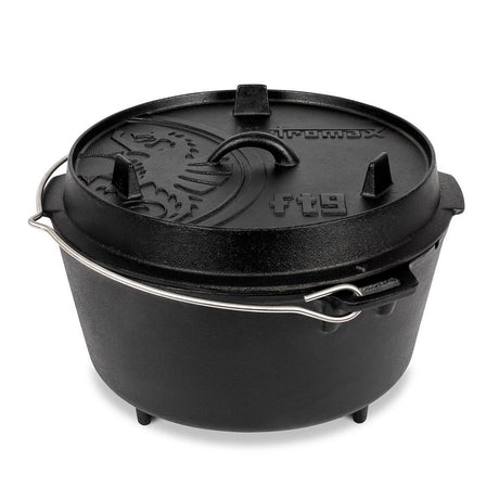 Petromax Dutch Oven ft9 med ben – 7,5 L støbejernsgryde