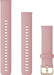 Quick Release remme (20 mm), Blush Pink vævet nylon, lys guld hardware 3