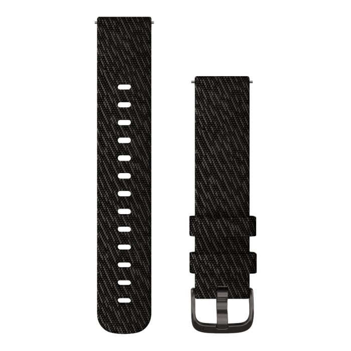 Quick Release remme (20 mm), Elfenbenshvid ComfortFit nylon 3