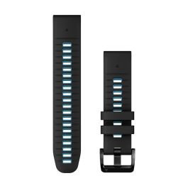 QuickFit® 22 remme, Graphite/sort silikone 2