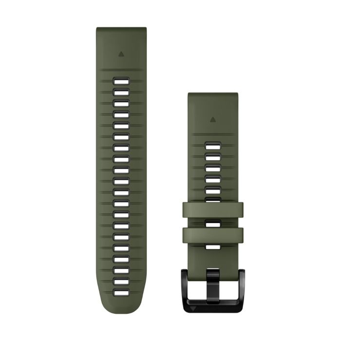 QuickFit® 22 urremme, Pine Green silikonerem 3